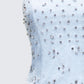 Amielle Baby Blue Hand Beaded Top