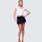 Levi White Pleated Set 