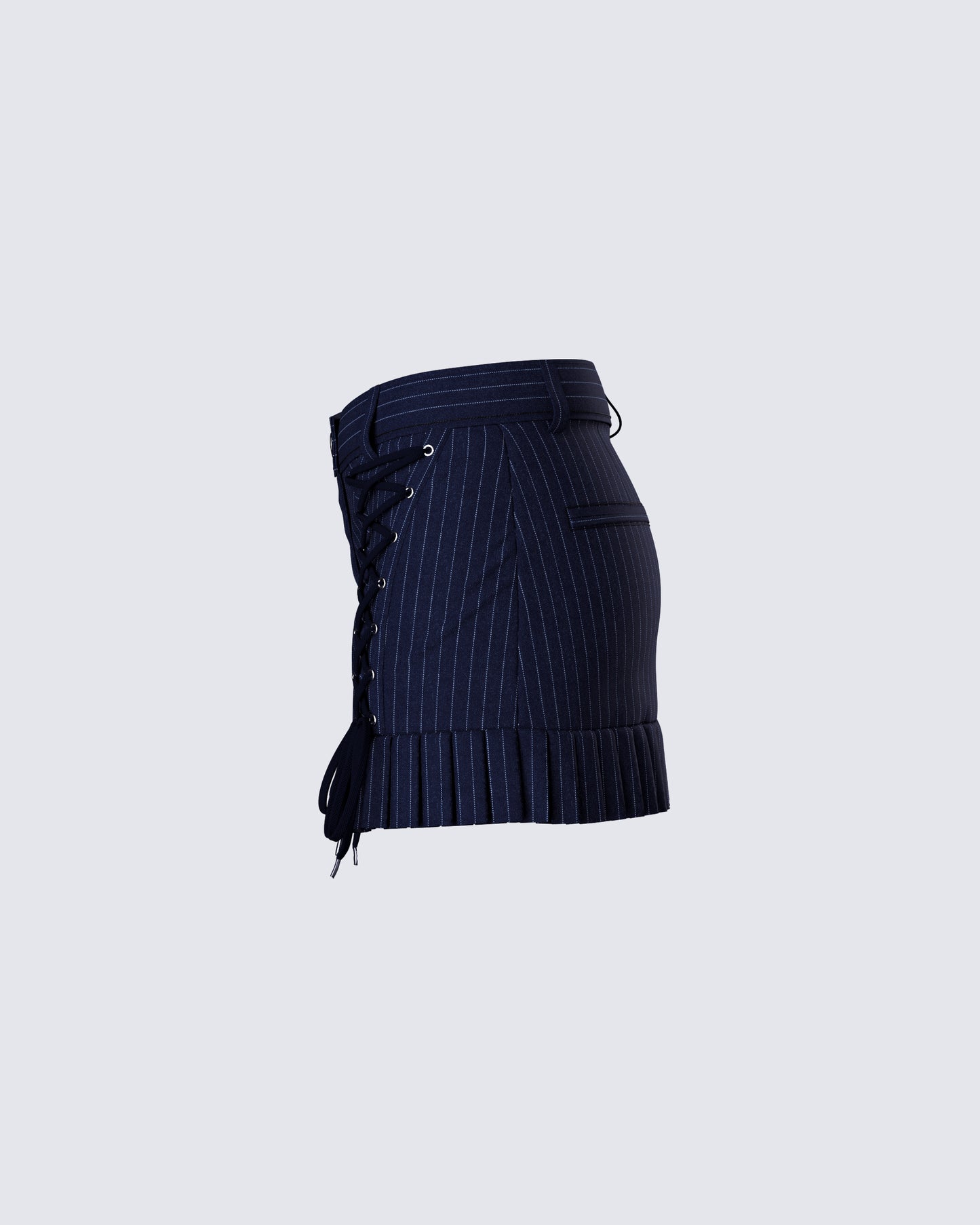 Alandra Pinstripe Mini Skirt