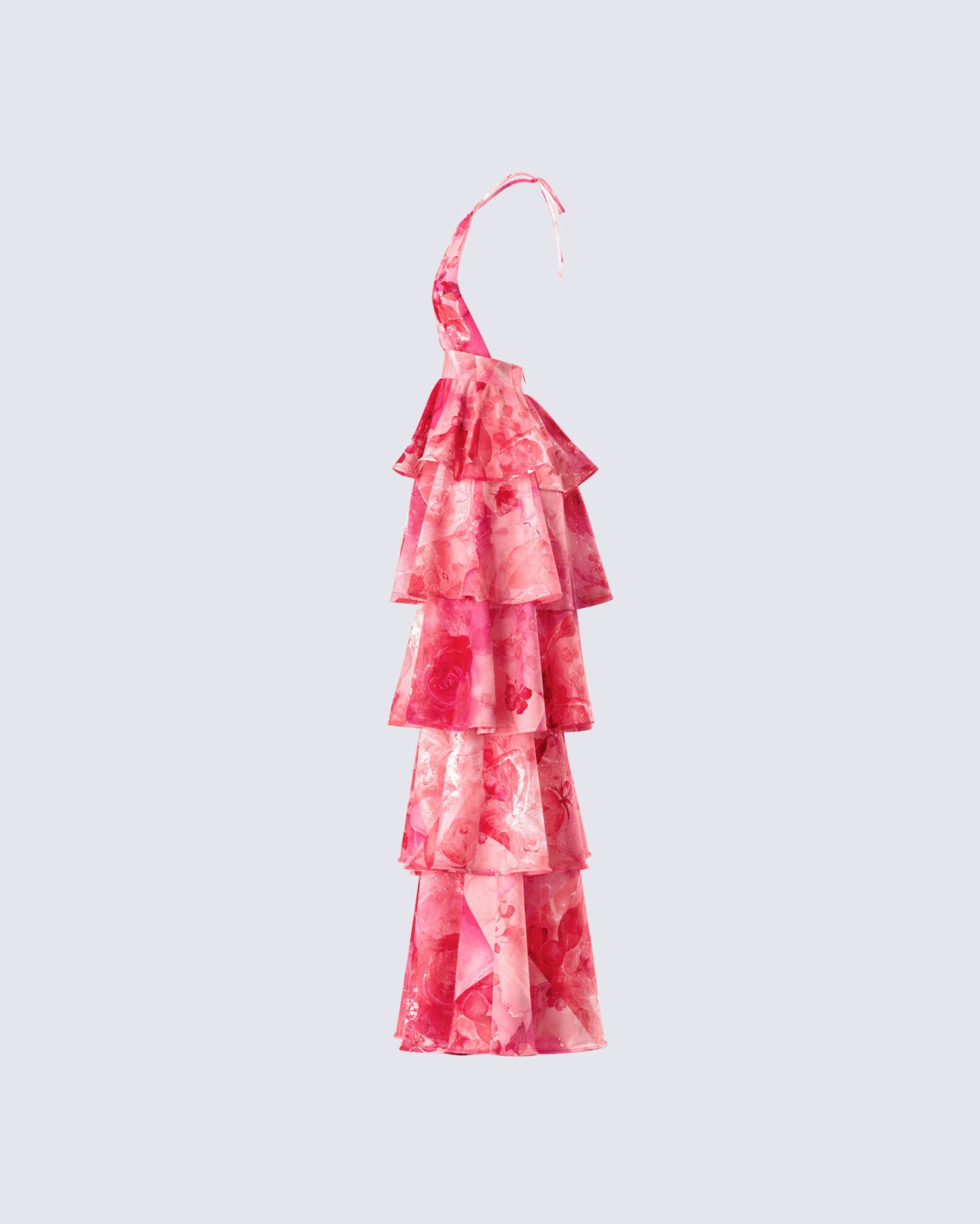 Caprice Pink Floral Maxi Dress