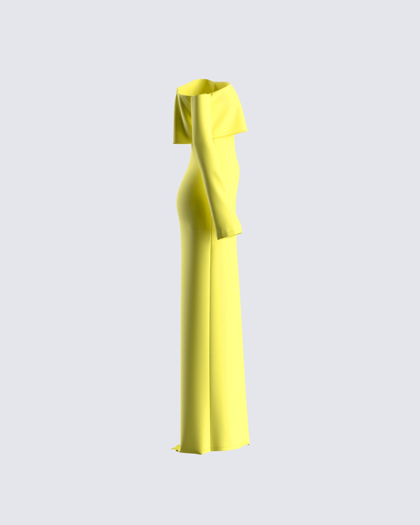 Emme Yellow Ponte Maxi Dress