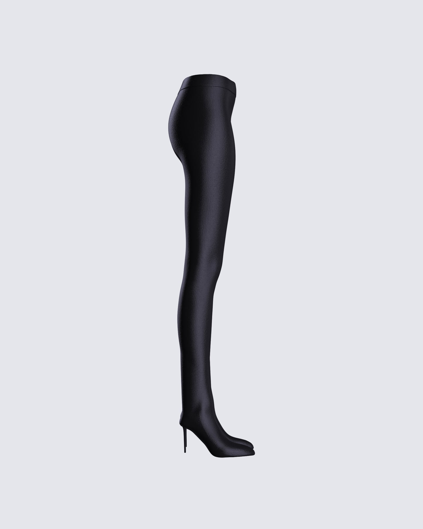 Lux Black High Heel Leggings