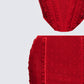 Kimona Red Ruffle Set