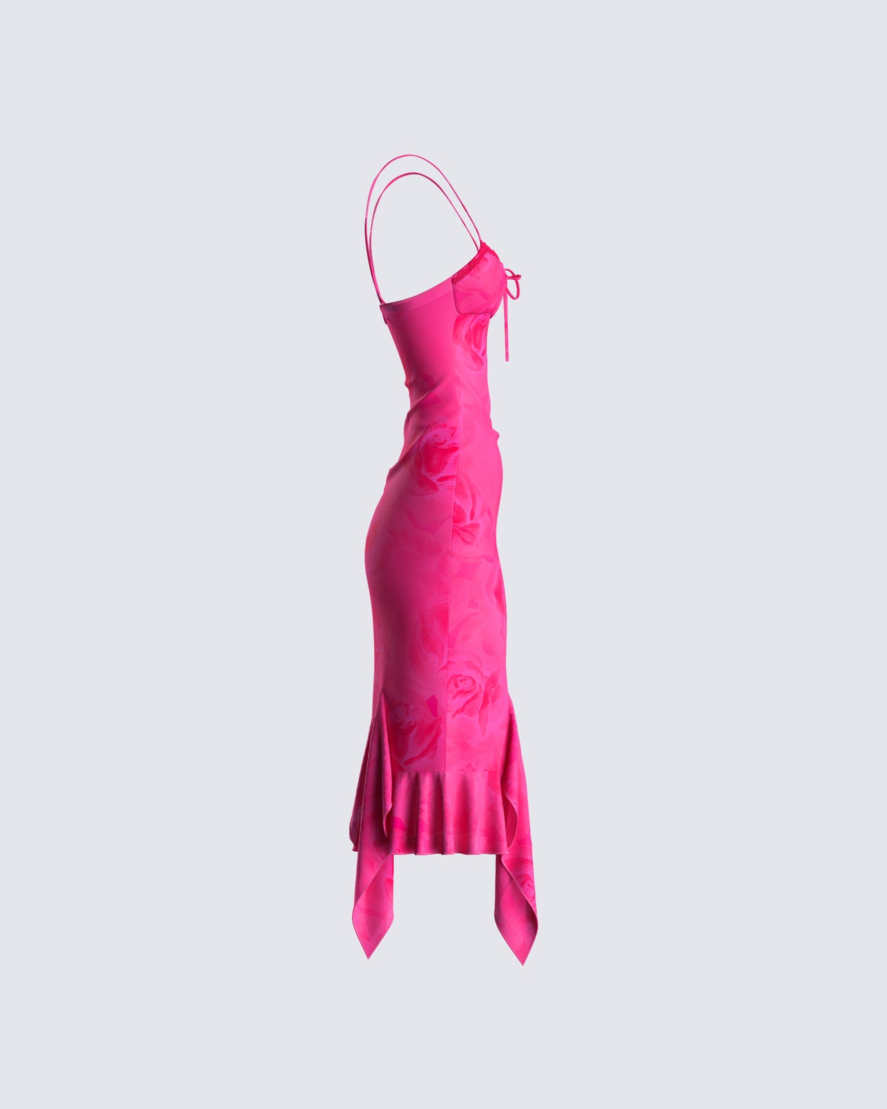 Kimberly | Plant & Flower Print Midi Dress main image 1