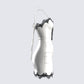 Debbie Ivory Satin Mini Dress