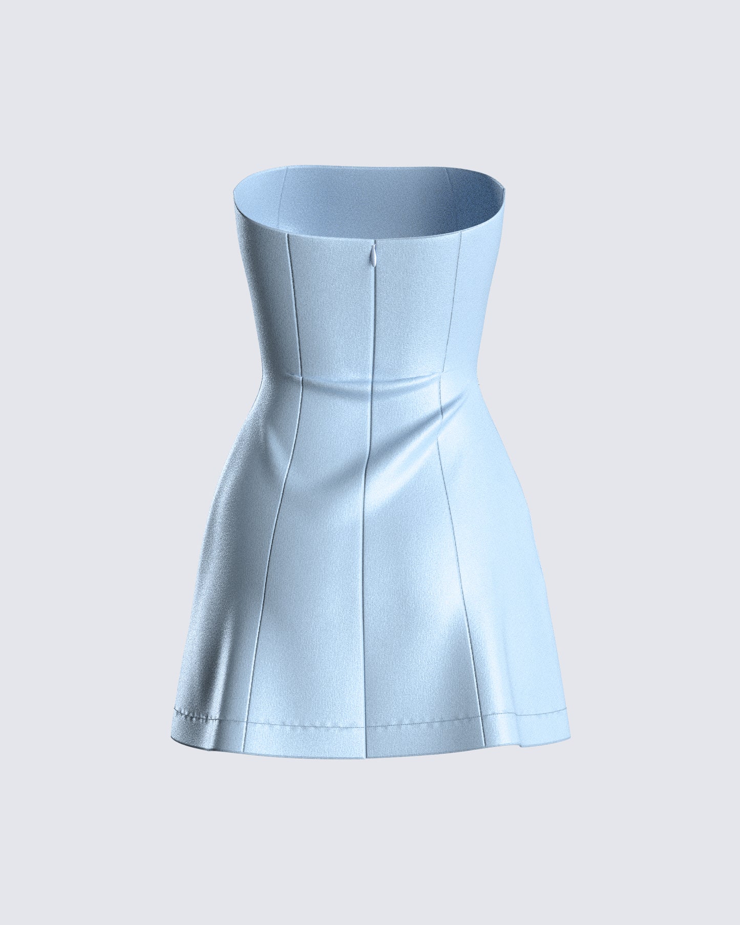 Viv Blue Applique Mini Dress