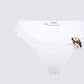 Dreya Cream Textured Bikini Bottom