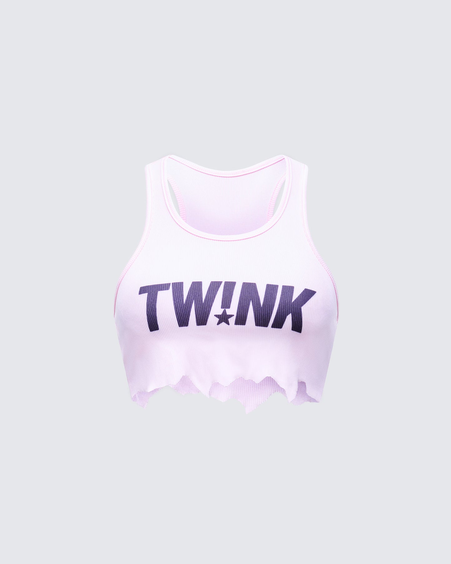 Maxine Pink Graphic Cut Off Tank product front
