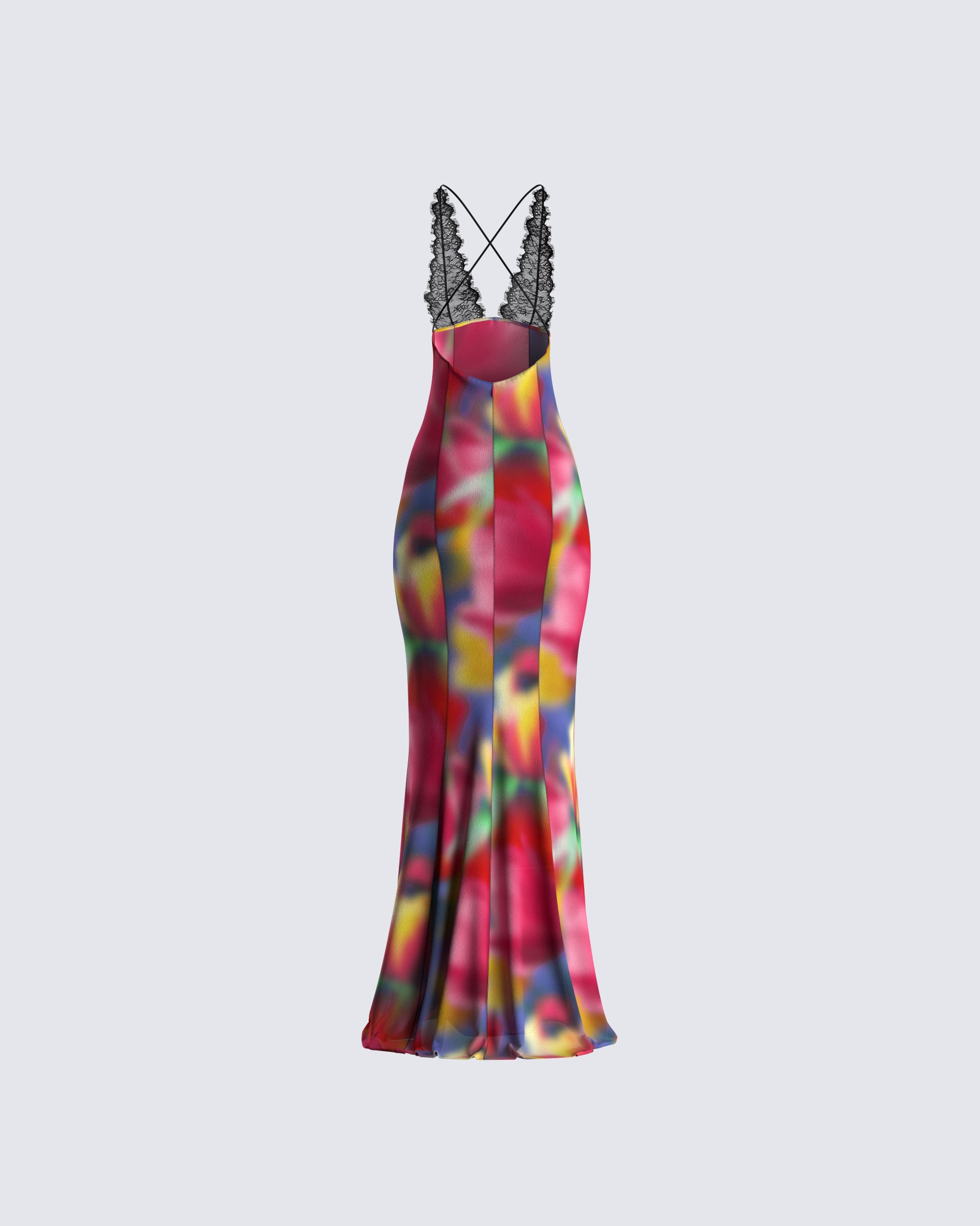 Juliana Floral Print Maxi Dress – FINESSE