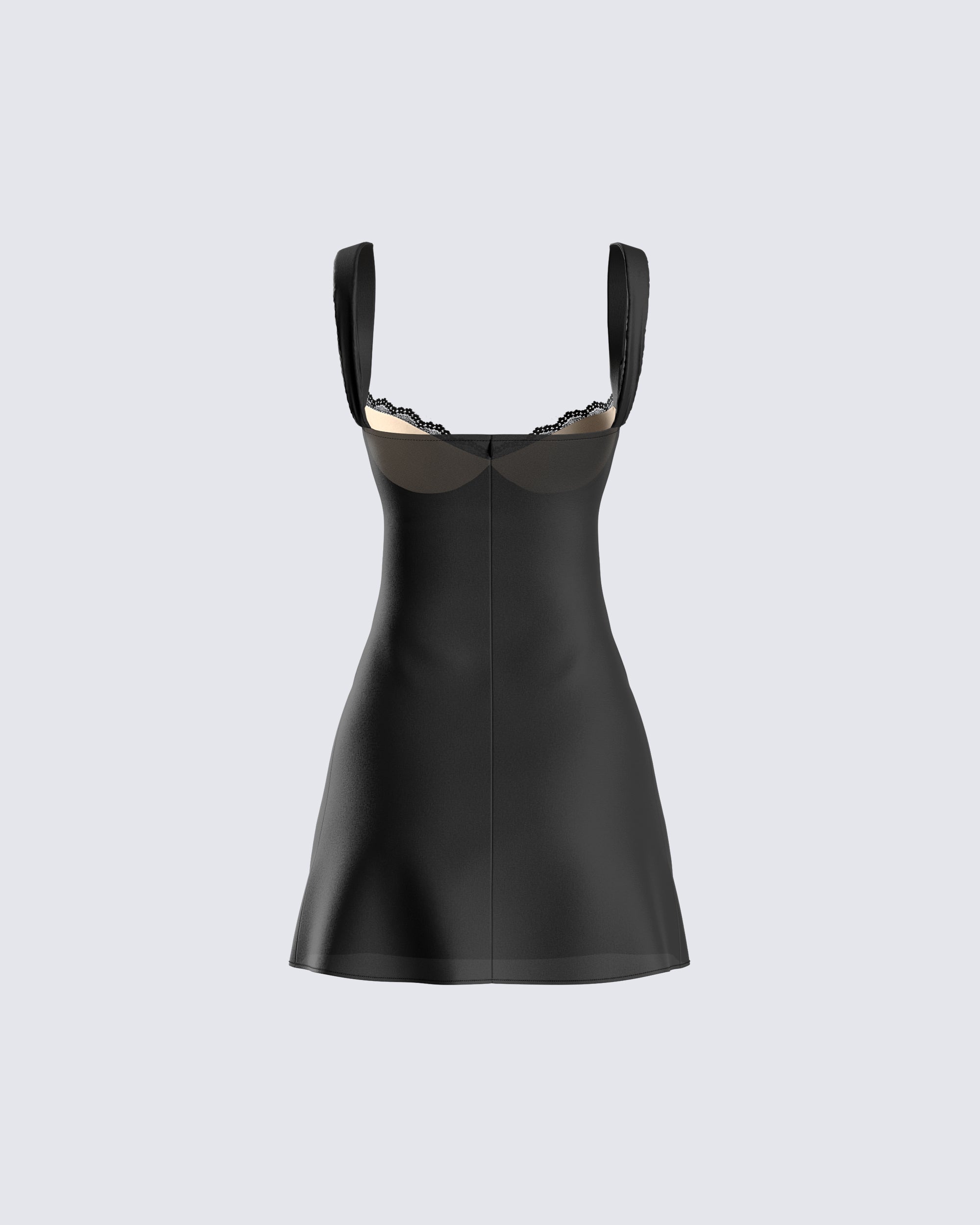 Mabel Black Mini Dress – FINESSE