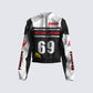 Brent Patchwork Moto Racing Jacket