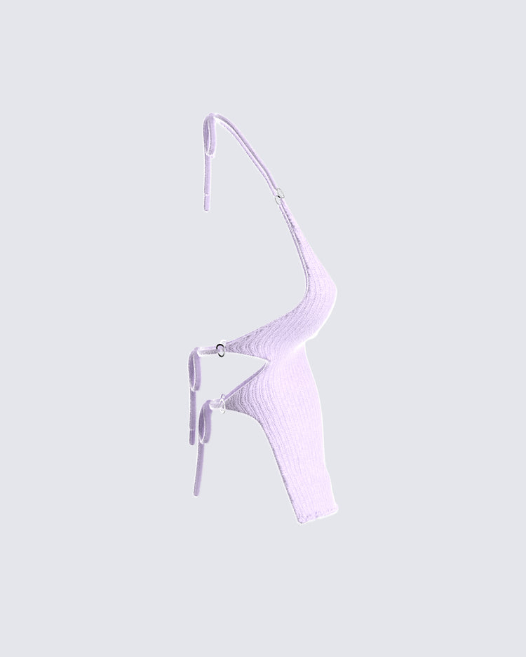 Liberty Lavender Knit Top