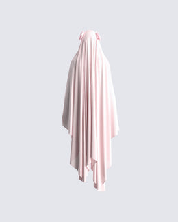 Angie Pink Floral Veil – FINESSE