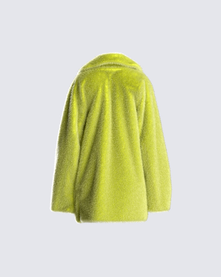Harwell Green Vegan Fur Coat