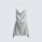 Blane Silver Rhinestone Dress