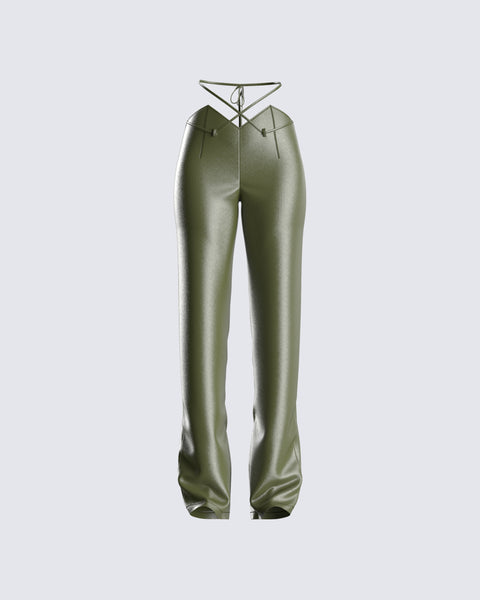 NKNIT vegan leather short pants silver② vegan leather short pants | NKNIT