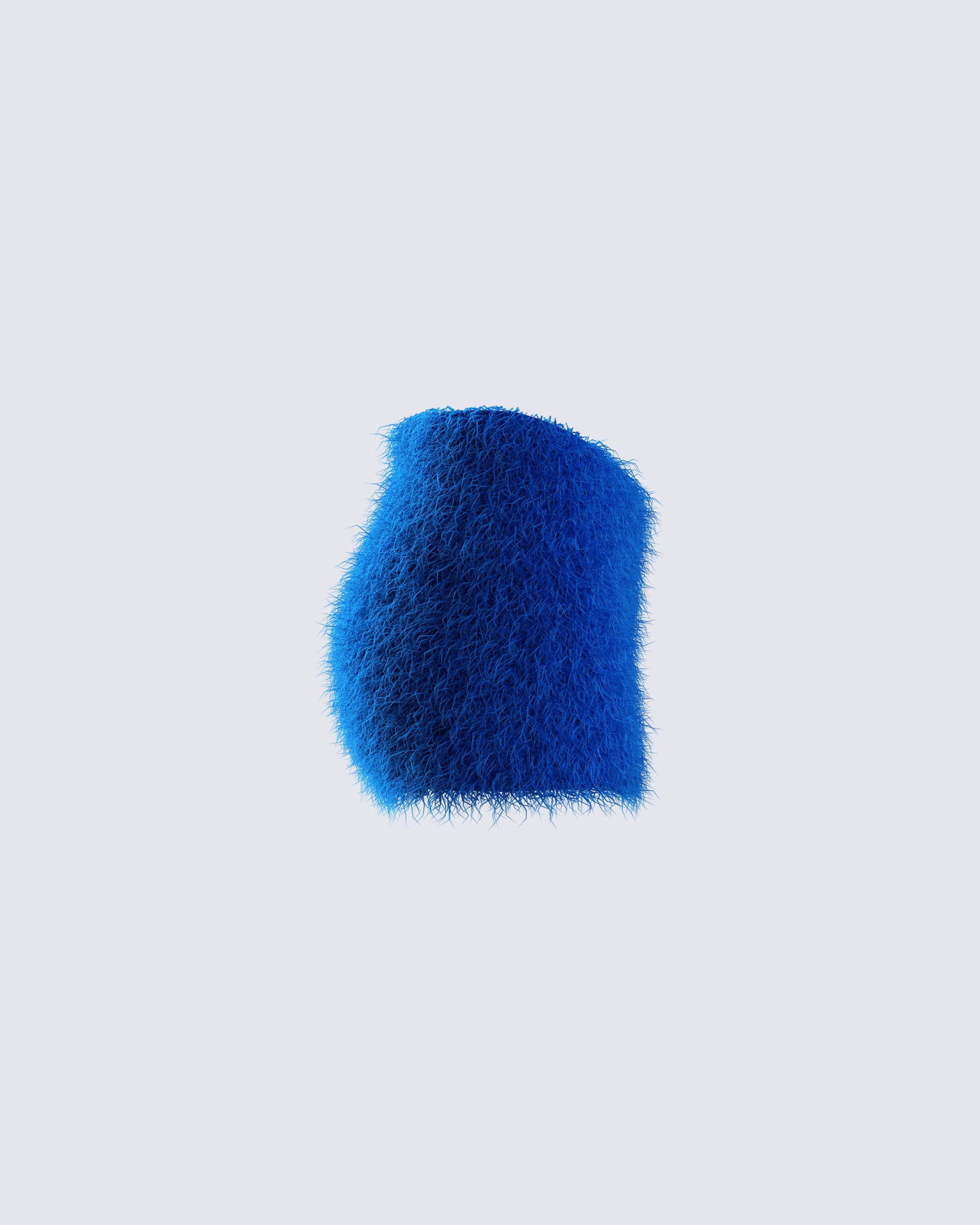 Sierra Blue Fuzzy Skirt