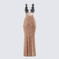 Evodie Leopard Print Maxi Dress