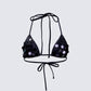 Zumi Black Sequin Minikini Top