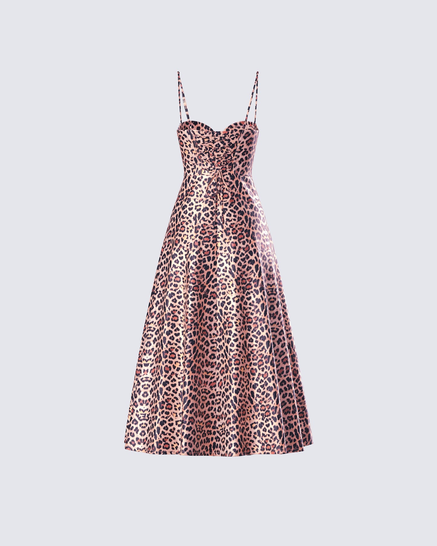 Novella Leopard Print Midi Dress