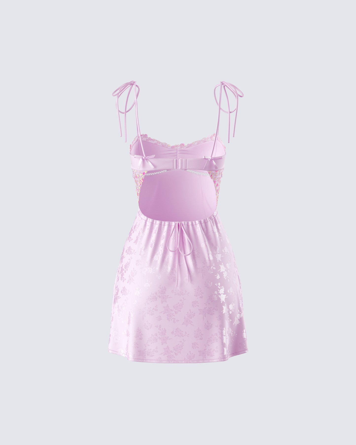 Lottie Pink Mini Slip Dress