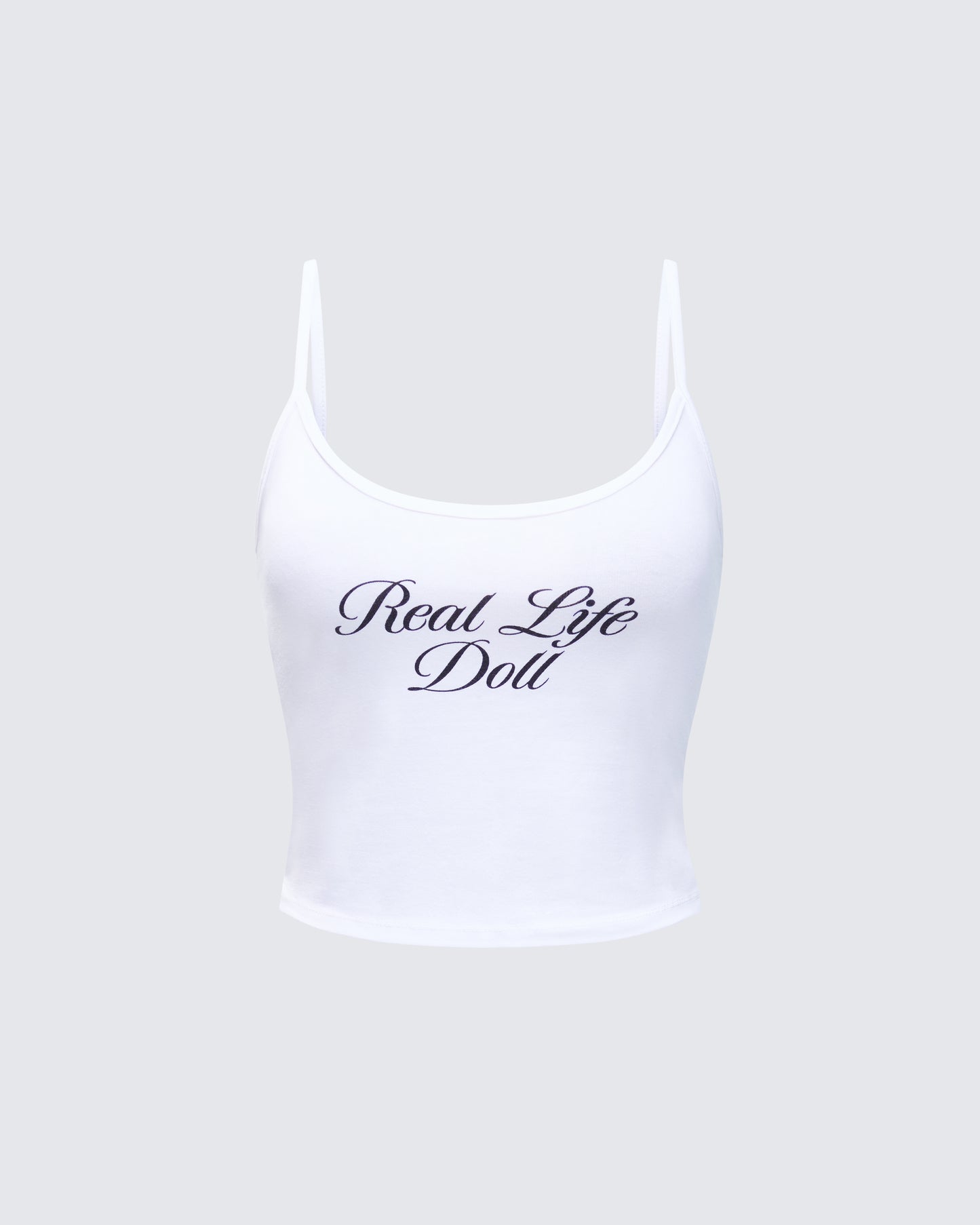 Atara White Slogan Cami Top product front