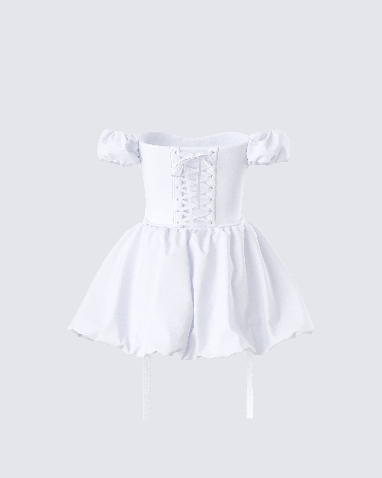 Tabitha White Corset Mini Dress