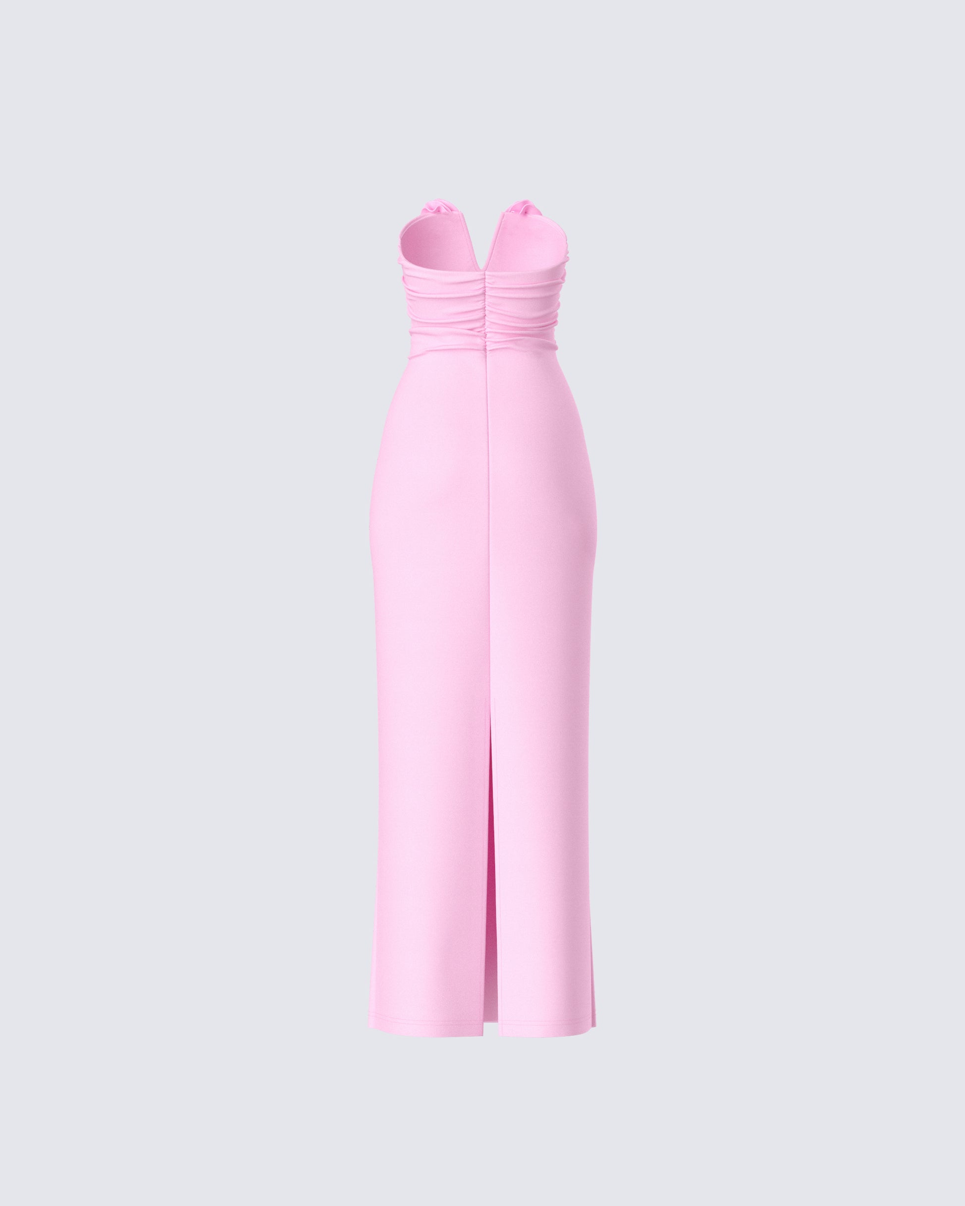 Pink Halter Maxi Dress - Bodycon Formal Gown FINESSE Pink Halter Maxi Dress - Bodycon Formal Gown FINESSE
