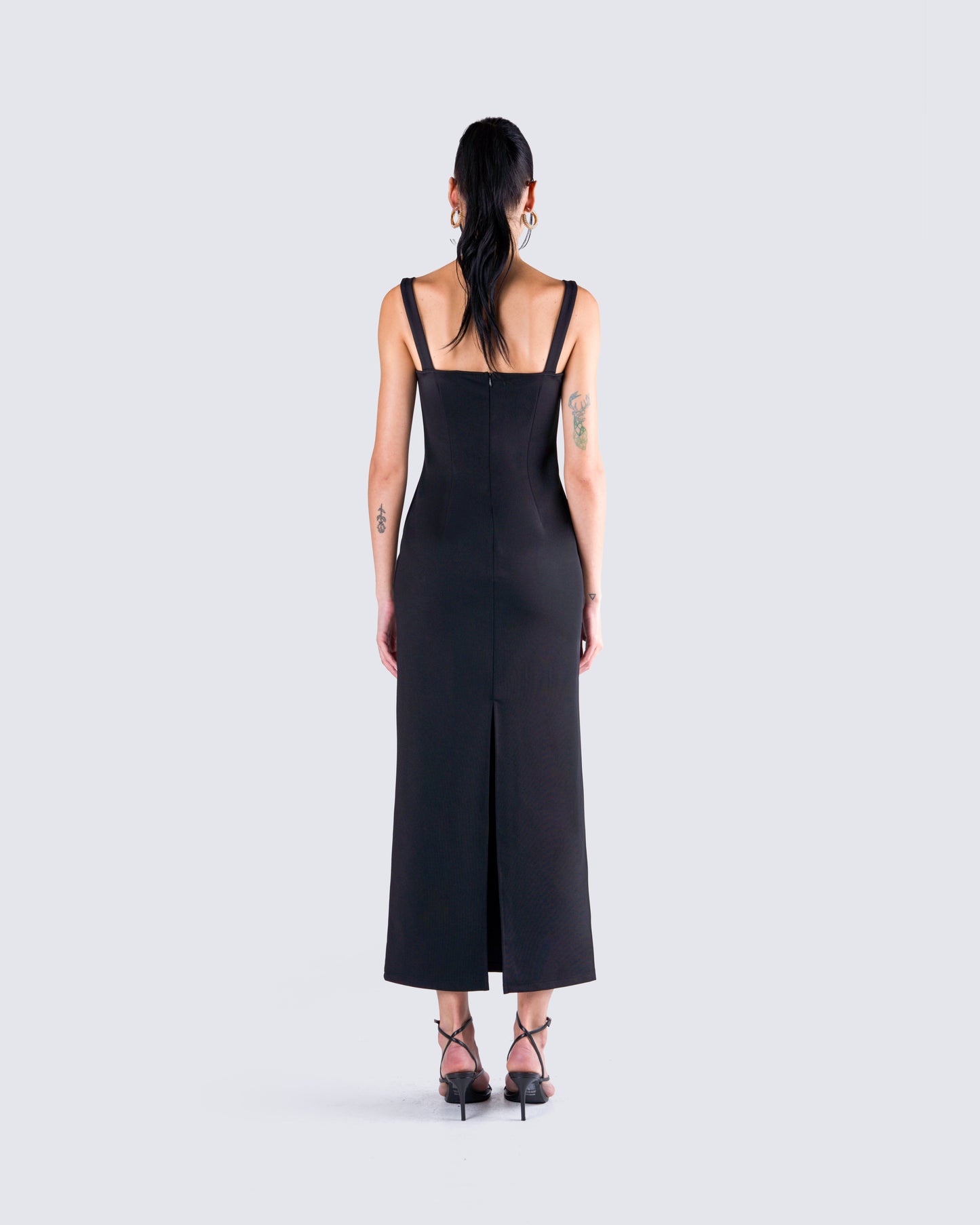 Salma Black Maxi Dress