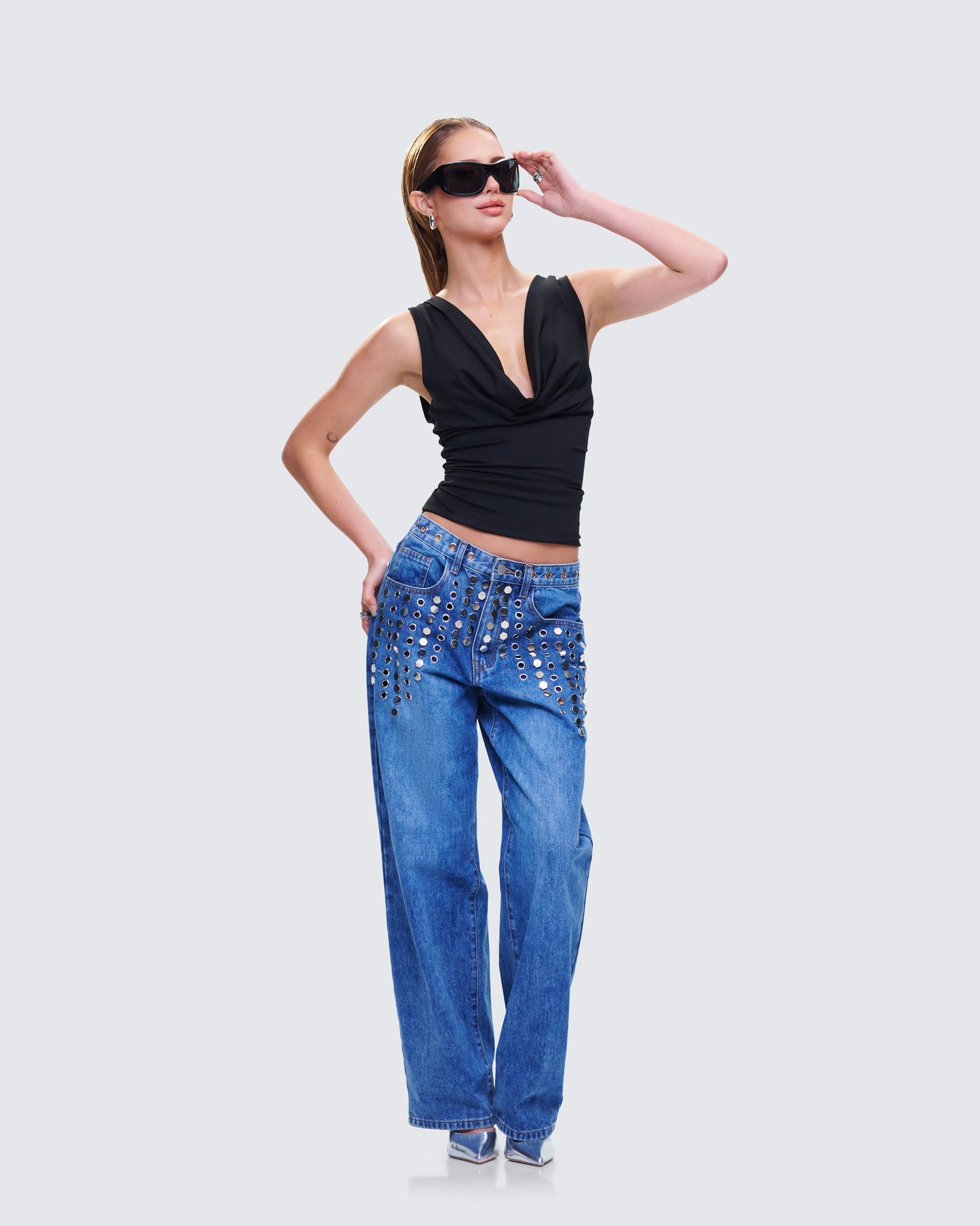 Mavi Denim Set