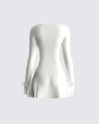 Kesia Ivory Mini Dress