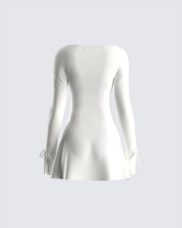 Kesia Ivory Mini Dress