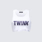Maxine White Graphic Cut Off Tank product front
