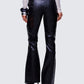 Vyra Black Vegan Leather Pants
