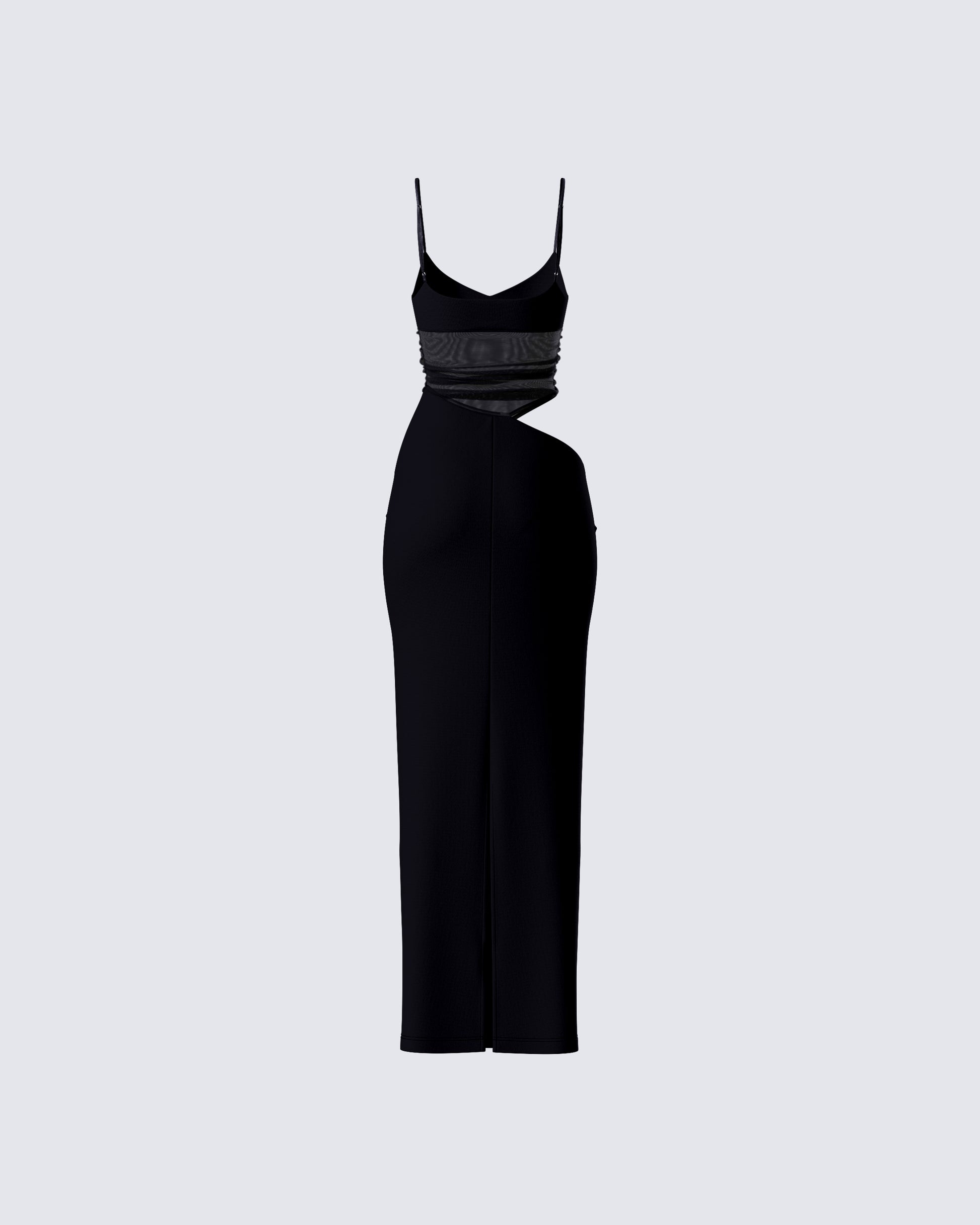 Black Cutout Maxi Dress Black Cutout Maxi Dress