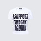 Drea White Slogan Classic Tee product front