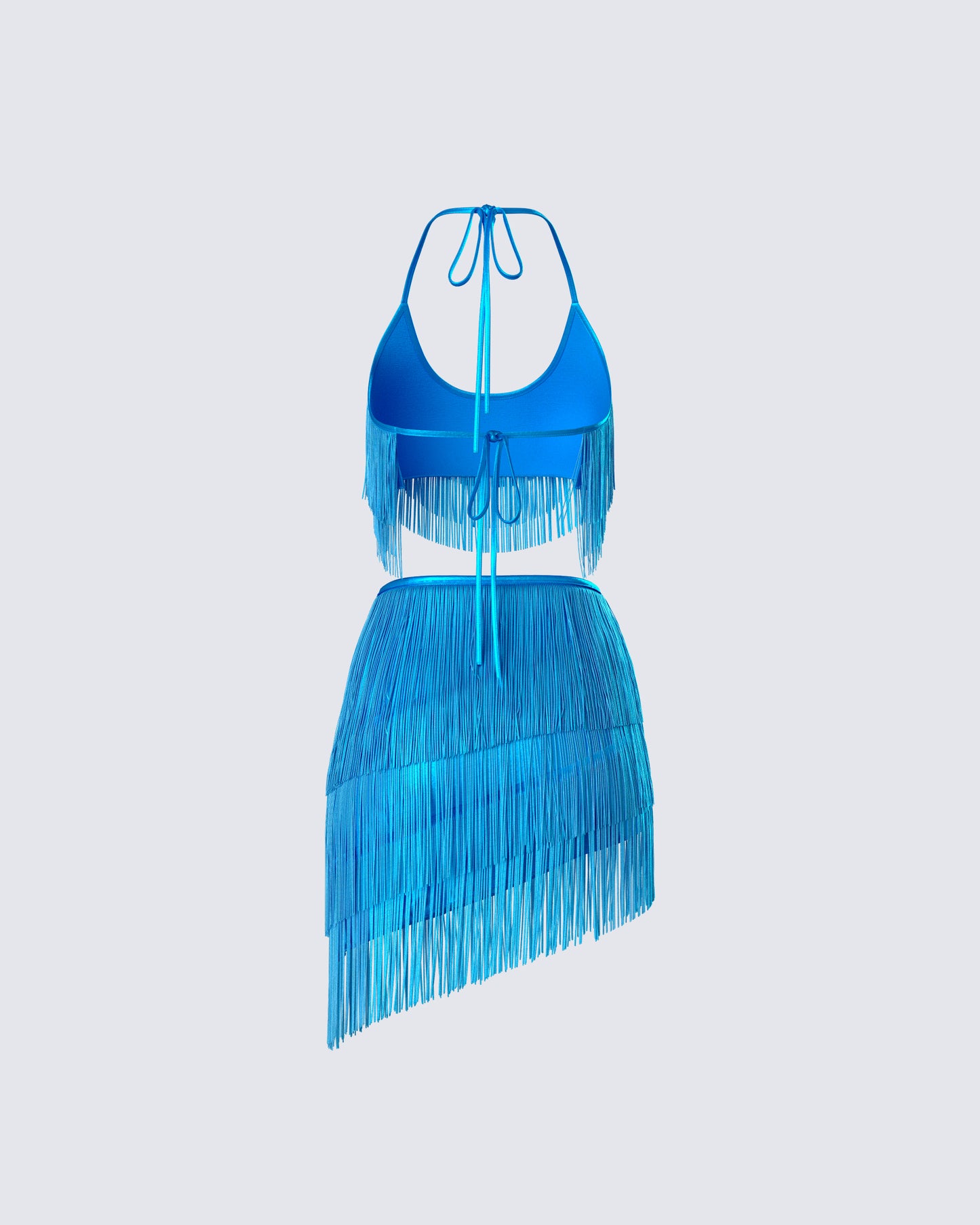 Laleh Teal Fringe Set