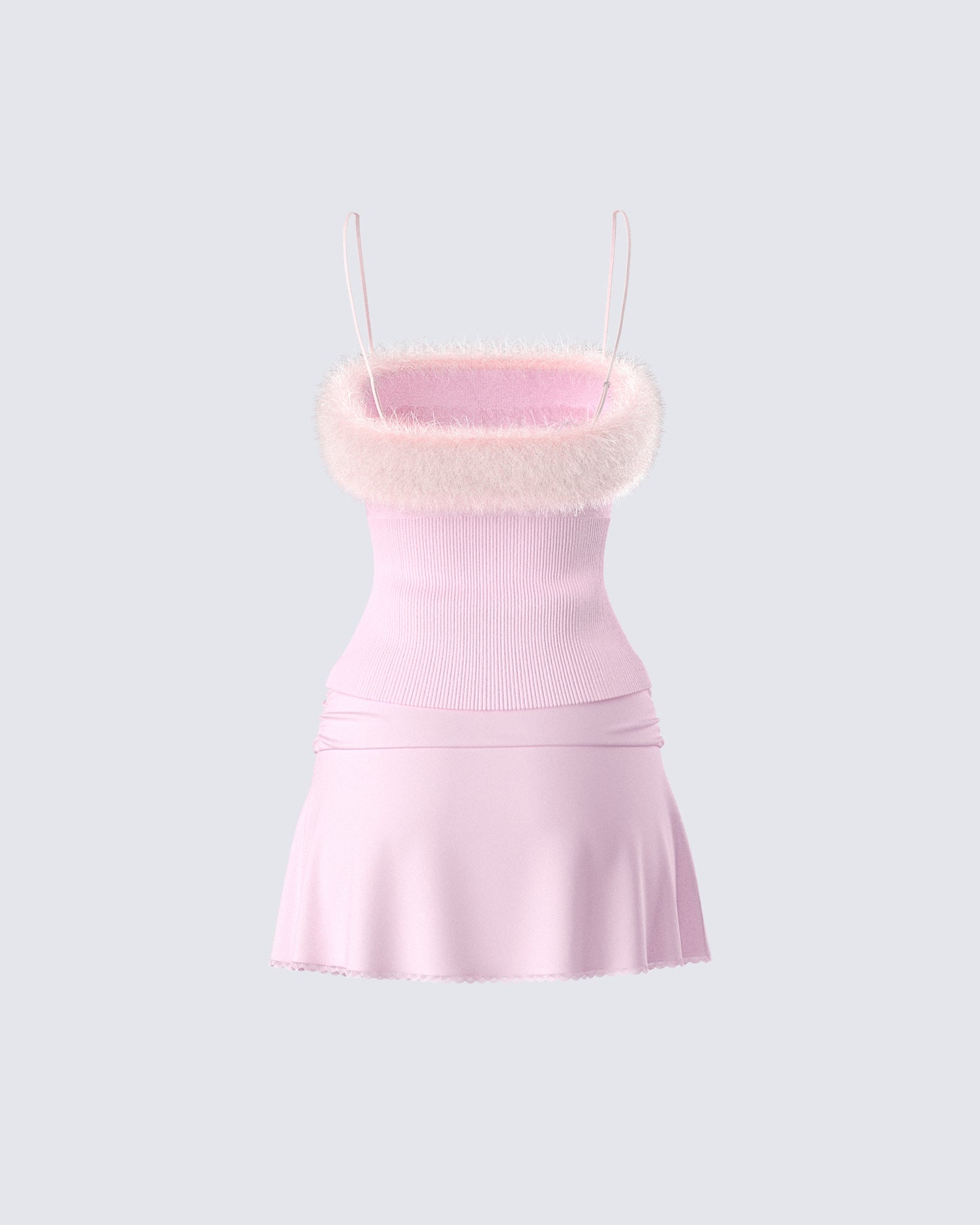 Karlissa Pink Faux Fur Set