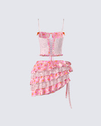 Ana Multi Floral Lace Set