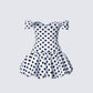 Rio Multi Polka Dot Bubble Mini Dress