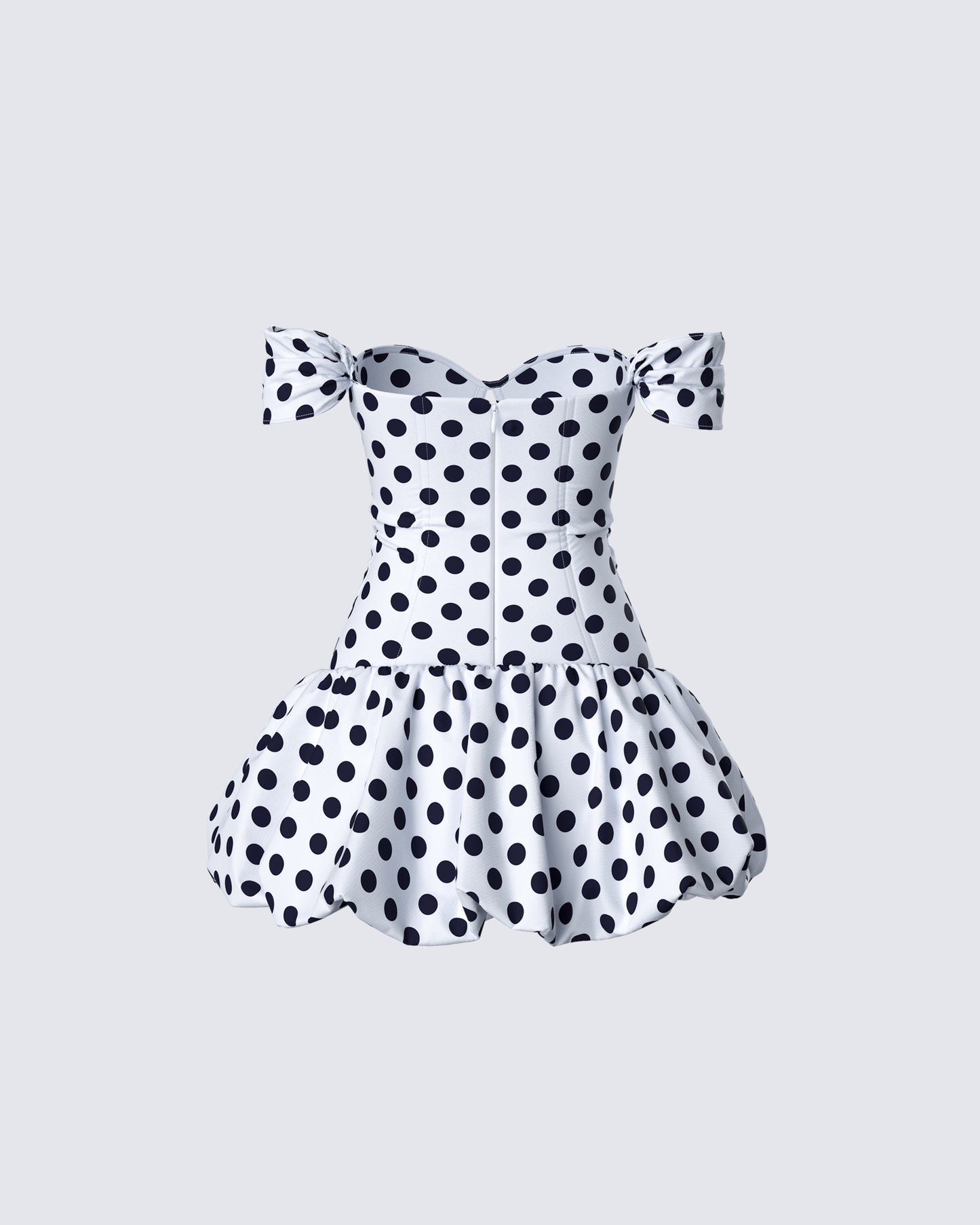 Rio Multi Polka Dot Bubble Mini Dress