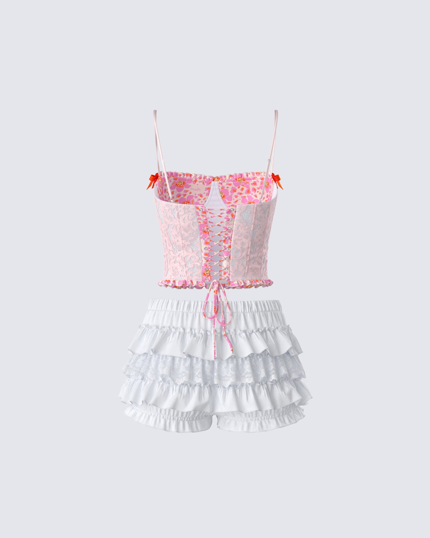 Ana Ruffle & Lace Set