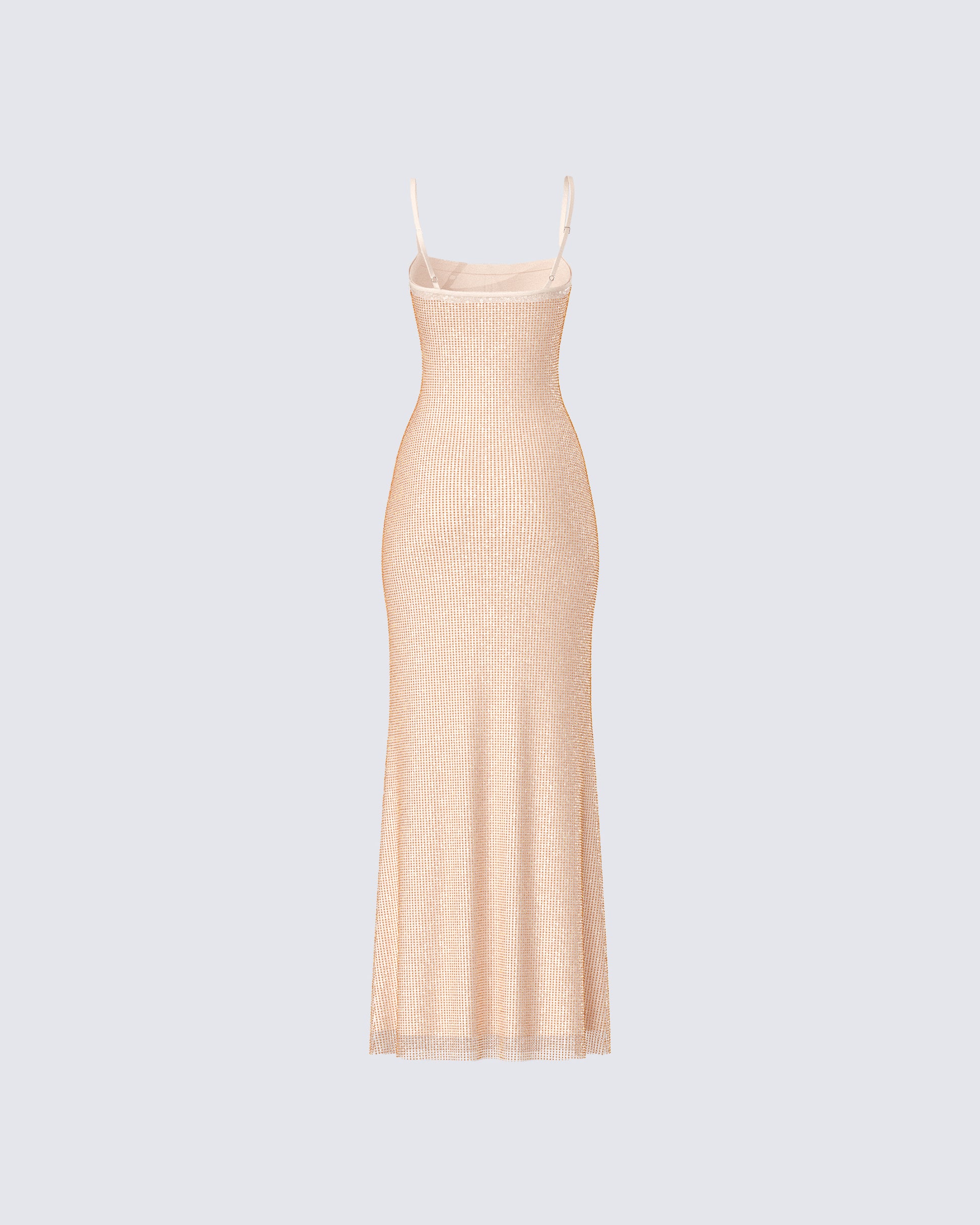 Gold Sequin Maxi Dress - Strappy Bodycon Formal Gown FINESSE Gold Sequin Maxi Dress - Strappy Bodycon Formal Gown FINESSE