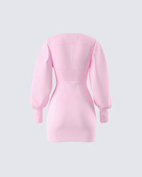 Alice Pink Mini Dress