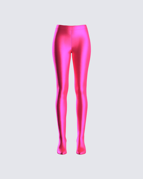 Womens Shiny Metallic Leggings Stretchy Pants Trousers for Club Carnival  Party | eBay