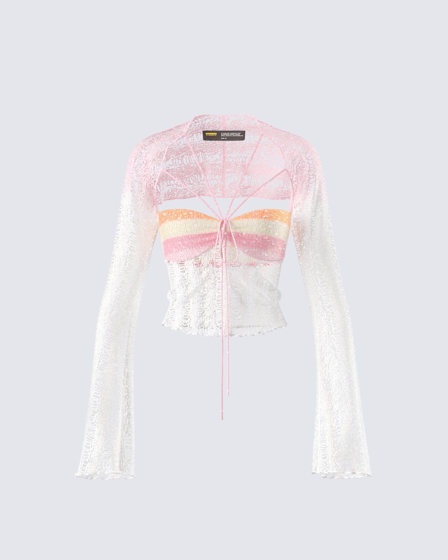 Vanessa Pink Sequin Knit Top