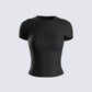 Chell Black Jersey Top