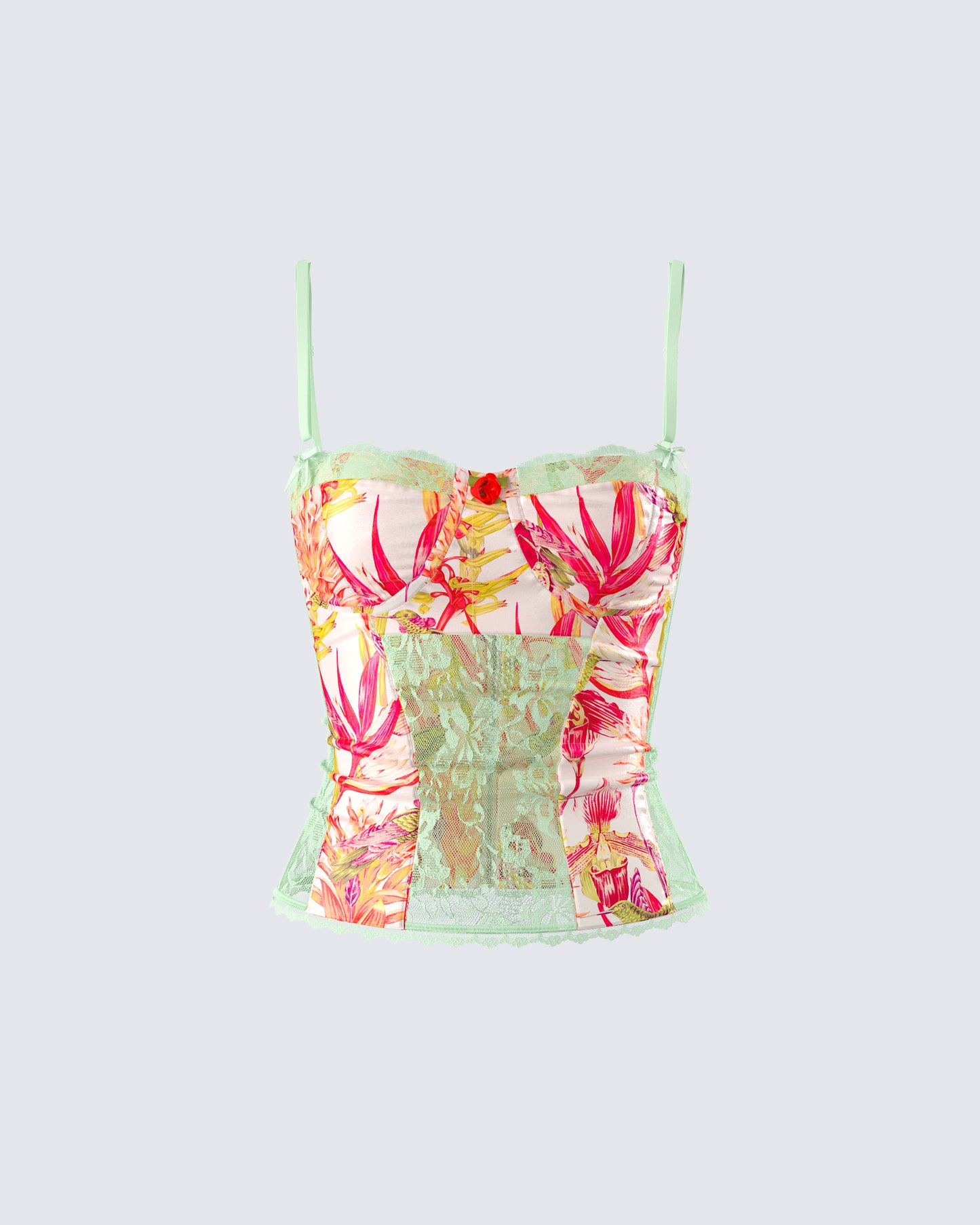 Devi Multi Print Corset Top