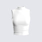 Inaya White Jersey Tank Top