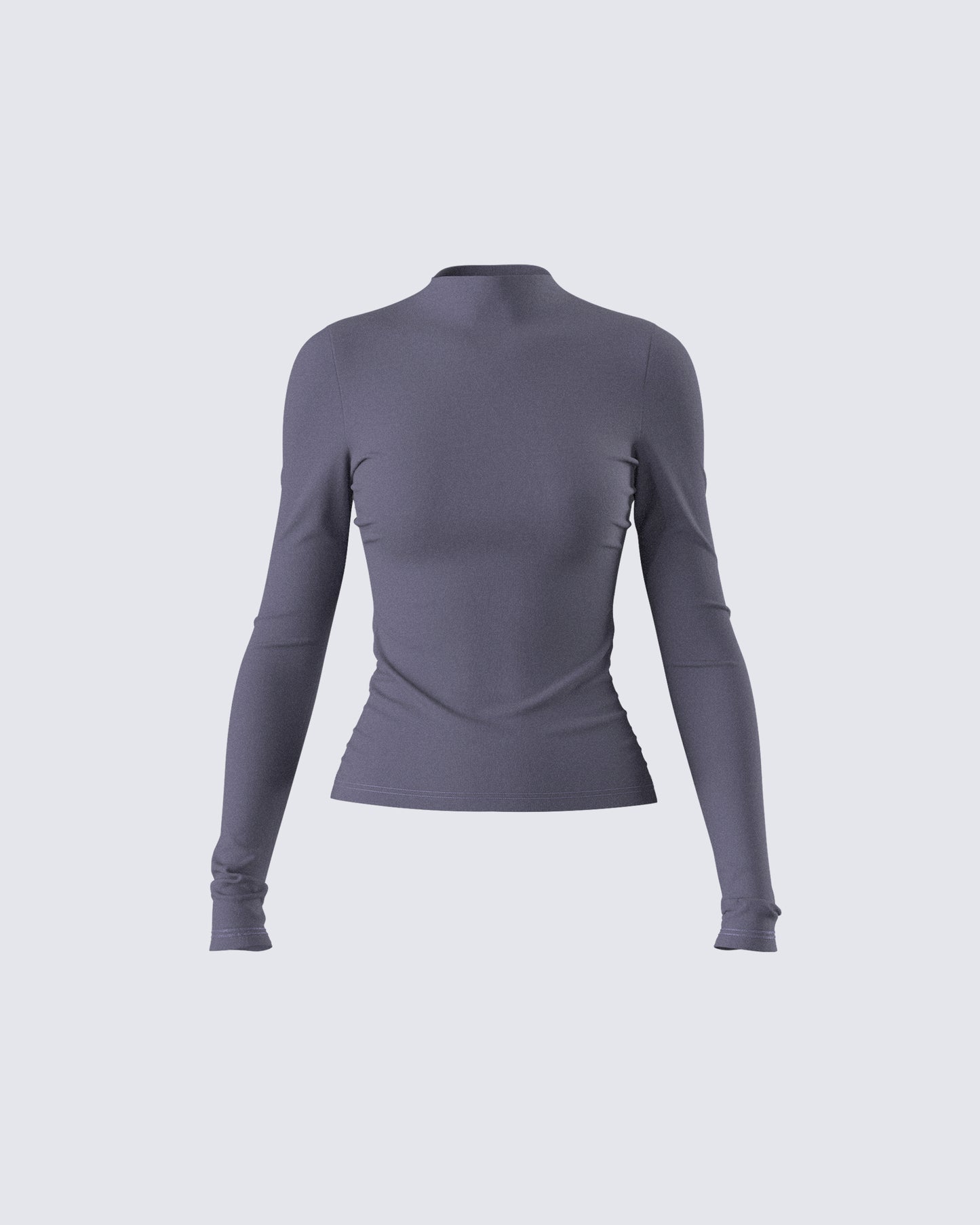 Kiraz Charcoal Grey Long Sleeve Top